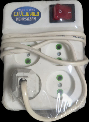 4 چهار راهی برق سیار سیم دار 1.2متری